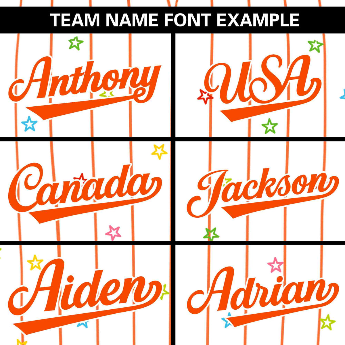 Custom White Orange Stripe Fashion Personalized Star Pattern Authentic Baseball Jersey Limited