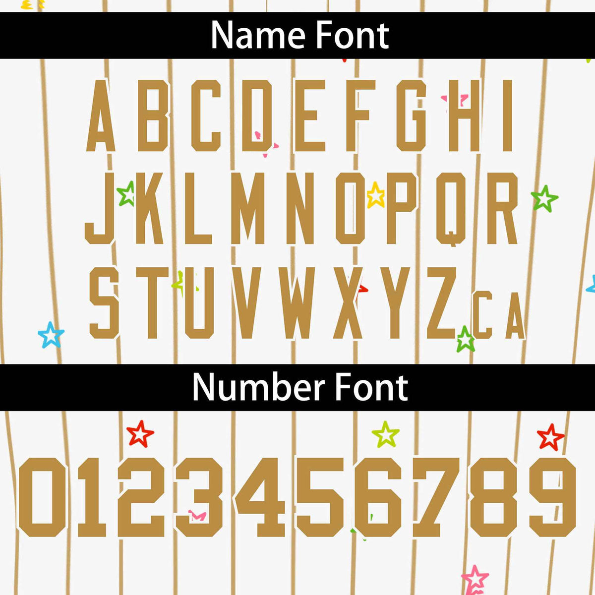 Custom White Old Gold Stripe Fashion Personalized Star Pattern Authentic Baseball Jersey Limited