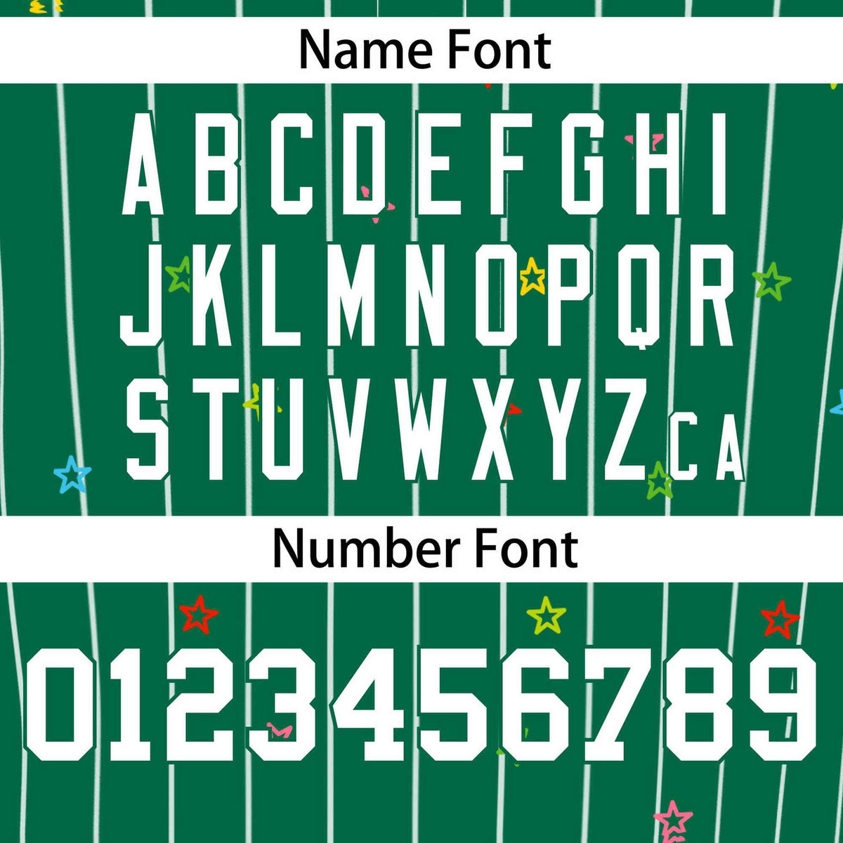 Custom Kelly Green White Stripe Fashion Personalized Star Pattern Authentic Baseball Jersey Limited