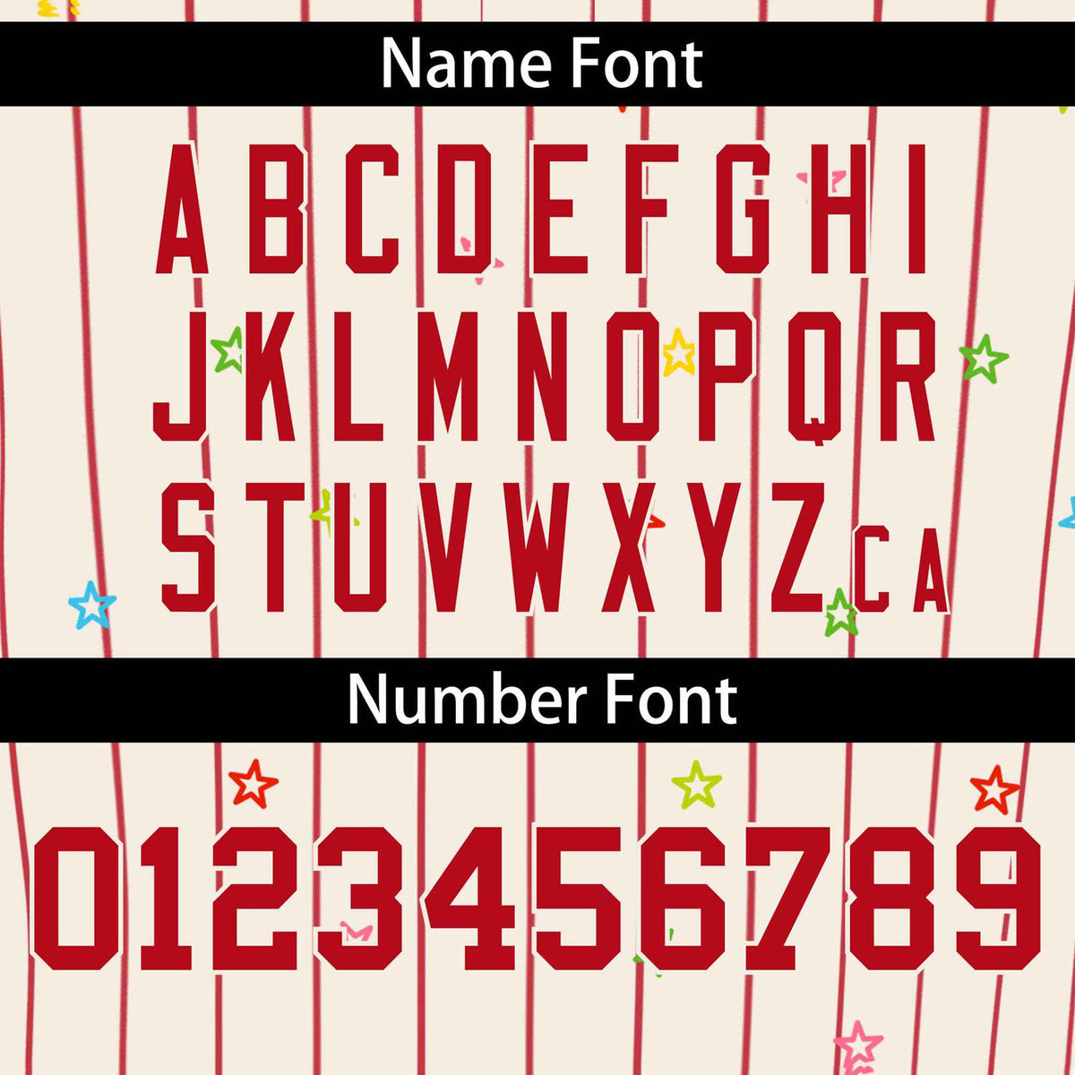 Custom Cream Red Stripe Fashion Personalized Star Pattern Authentic Baseball Jersey Limited