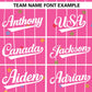 Custom Pink White Stripe Fashion Personalized Star Pattern Authentic Baseball Jersey Limited