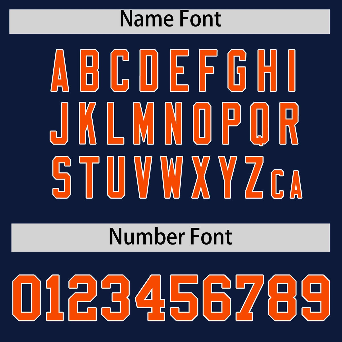 Custom Navy Orange Star Ribbing Authentic Baseball Jersey Limited