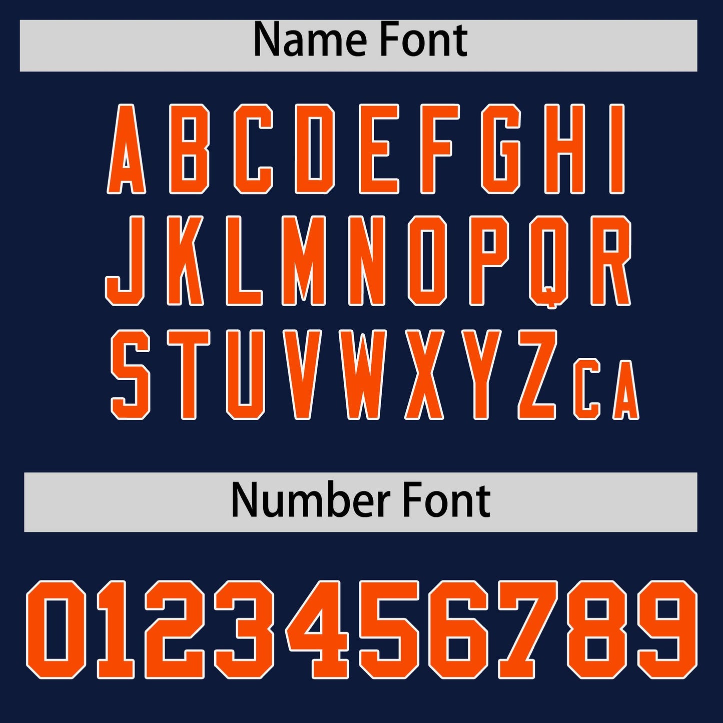 Custom Navy Orange Star Ribbing Authentic Baseball Jersey Limited