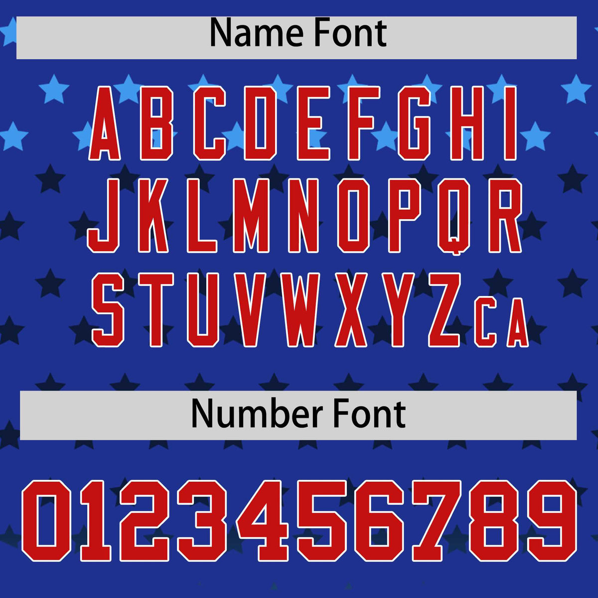 Custom Royal Red-White Raglan Sleeve Personalized Star Print Authentic Baseball Jersey Limited