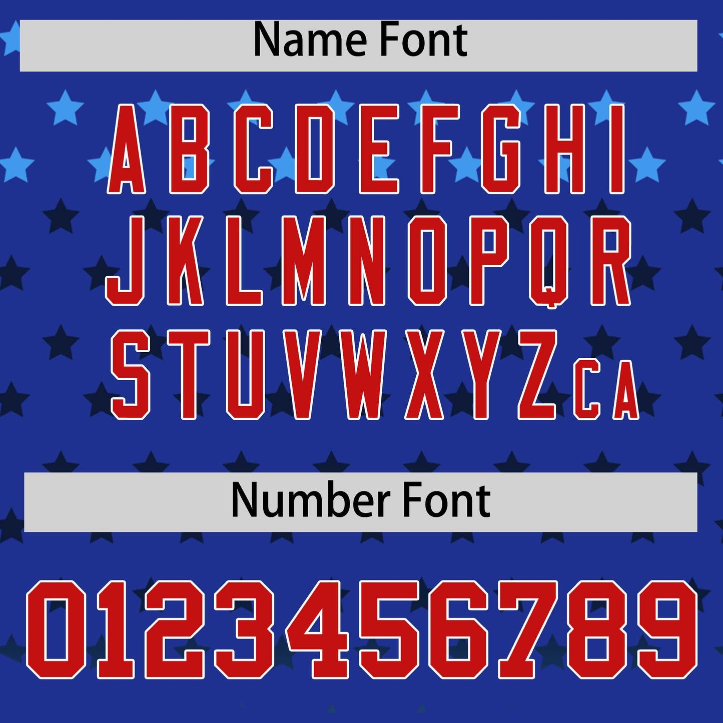 Custom Royal Red-White Raglan Sleeve Personalized Star Print Authentic Baseball Jersey Limited