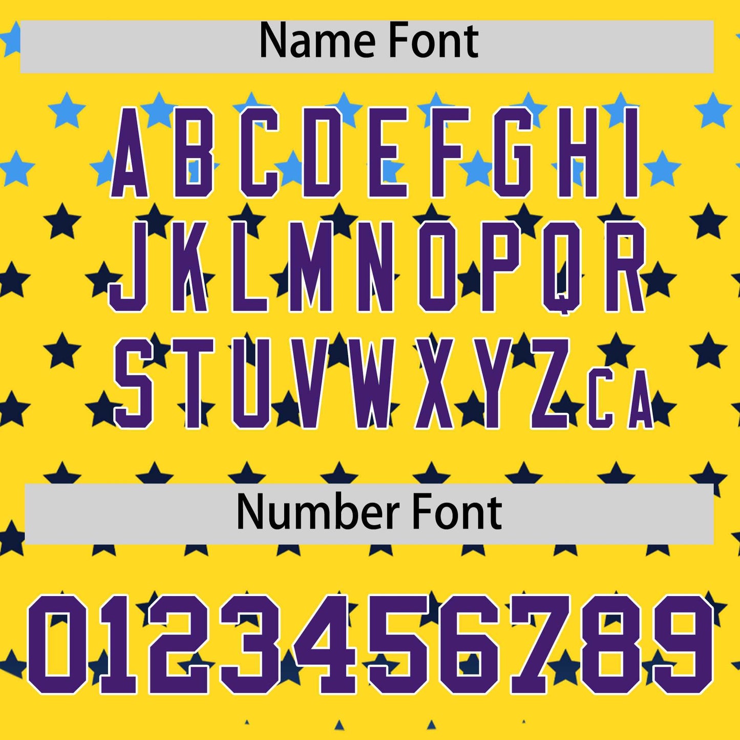 Custom Gold Purple-White Raglan Sleeve Personalized Star Print Authentic Baseball Jersey Limited