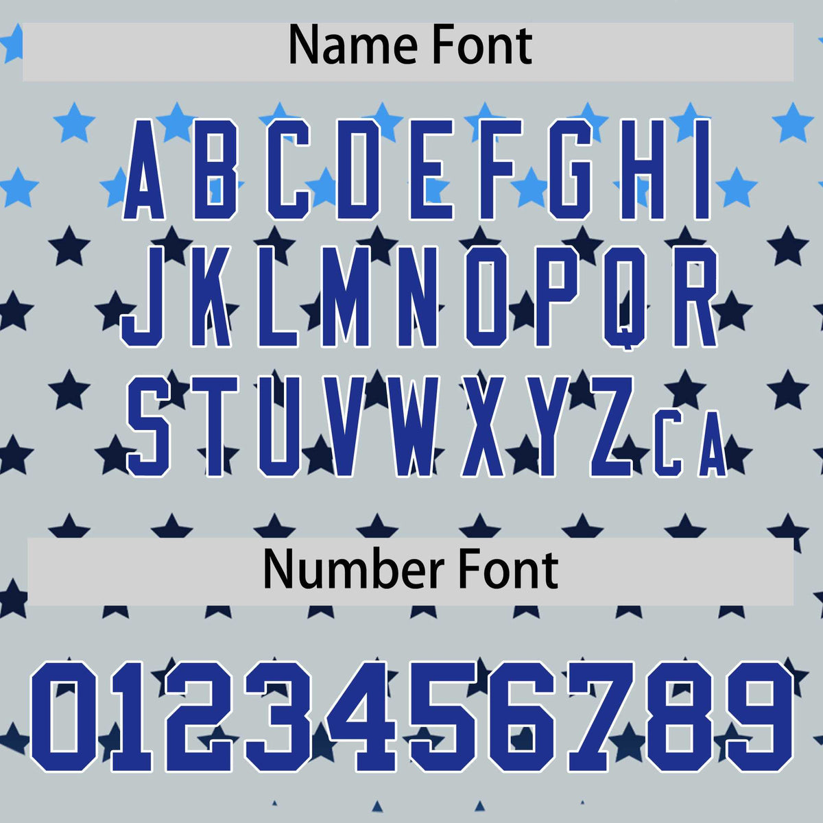 Custom Silver Royal-White Raglan Sleeve Personalized Star Print Authentic Baseball Jersey Limited