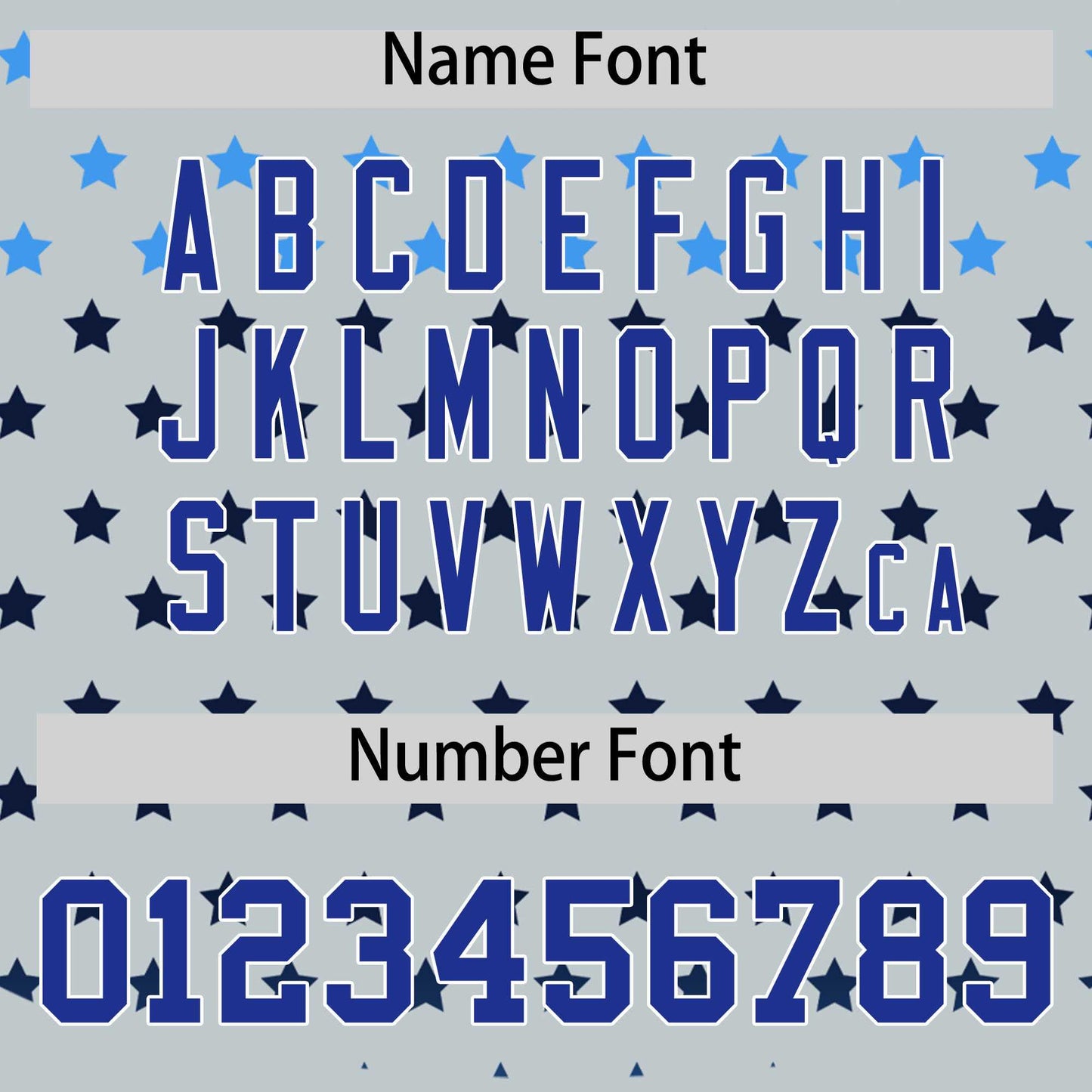 Custom Silver Royal-White Raglan Sleeve Personalized Star Print Authentic Baseball Jersey Limited