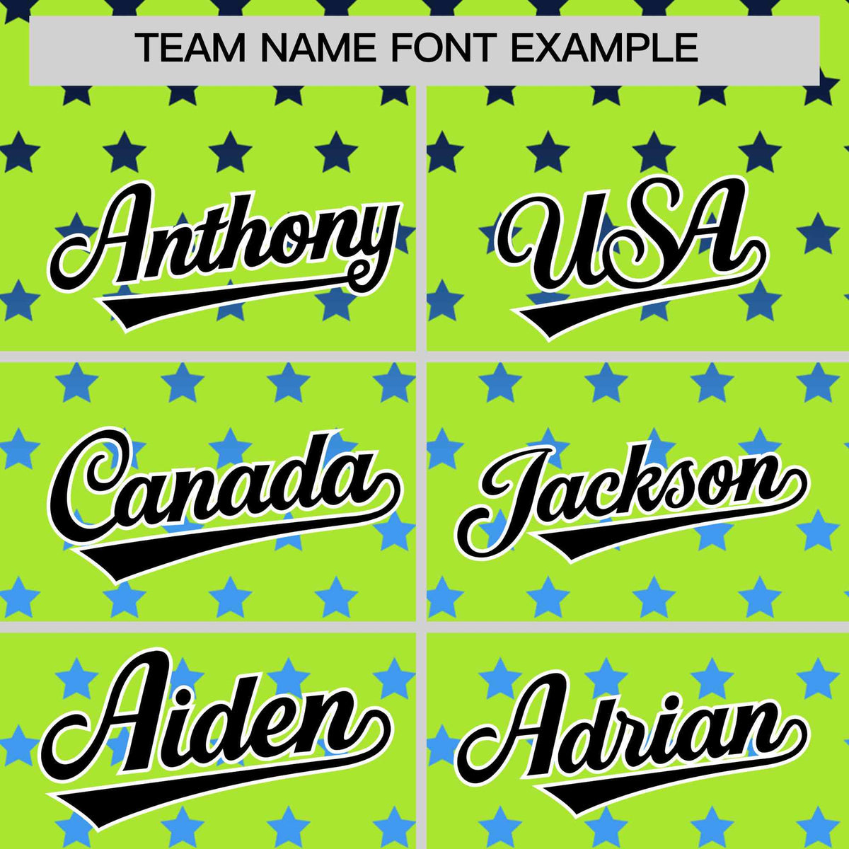 Custom Neon Green Black-White Raglan Sleeve Personalized Star Print Authentic Baseball Jersey Limited