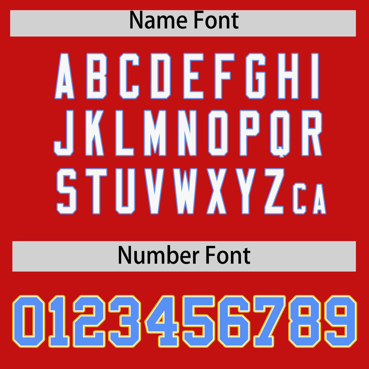 Custom Red Gold and Powder Blue Raglan Sleeves Authentic Baseball Jersey Limited