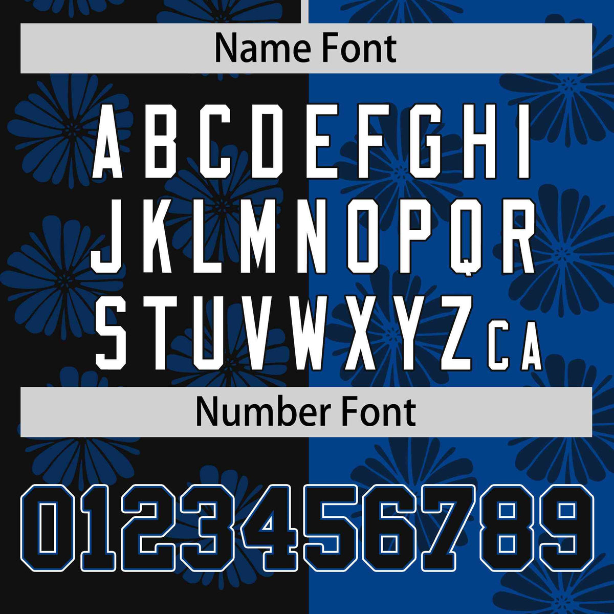 Custom Black Royal Split Fashion Flower Graffiti Pattern Authentic Baseball Jersey Limited