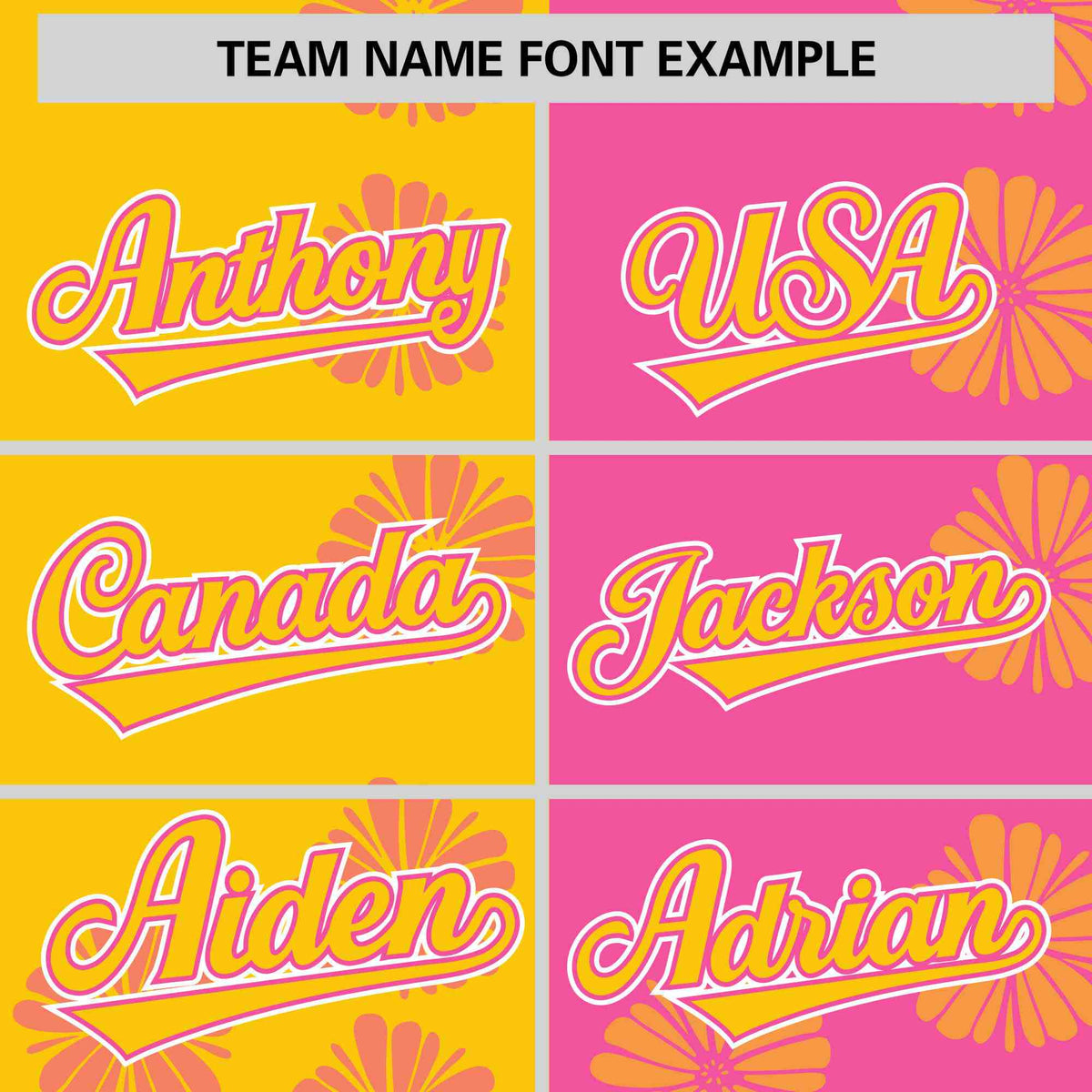 Custom Gold Pink Split Fashion Flower Graffiti Pattern Authentic Baseball Jersey Limited