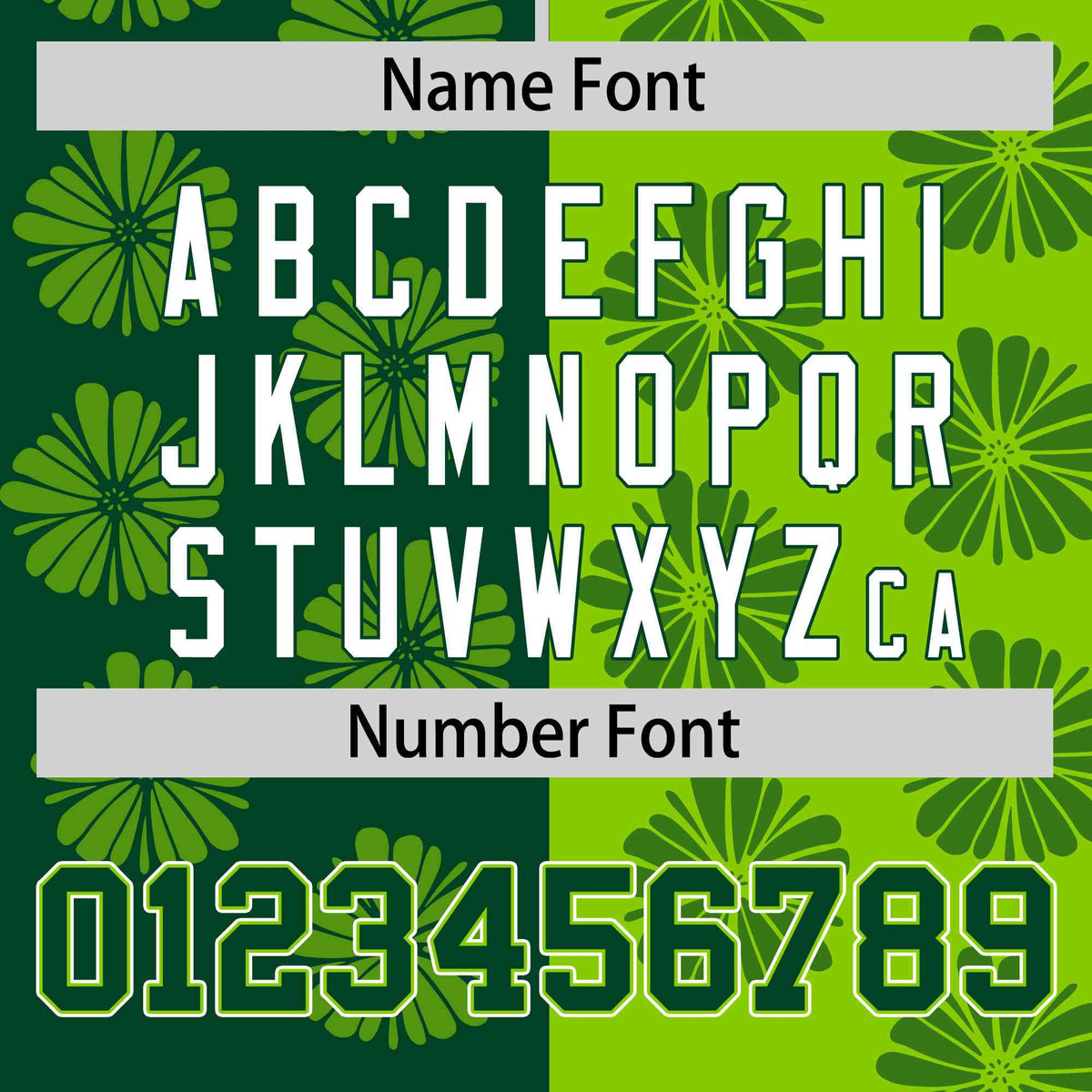 Custom Green Neon Green Split Fashion Flower Graffiti Pattern Authentic Baseball Jersey Limited