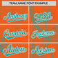 Custom Orange Fumes Graffiti Pattern Authentic Baseball Jersey Limited