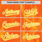 Custom Orange Fumes Graffiti Pattern Authentic Baseball Jersey Limited