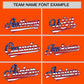 Custom Orange American Flag Design Personalized Baseball Jersey Limited