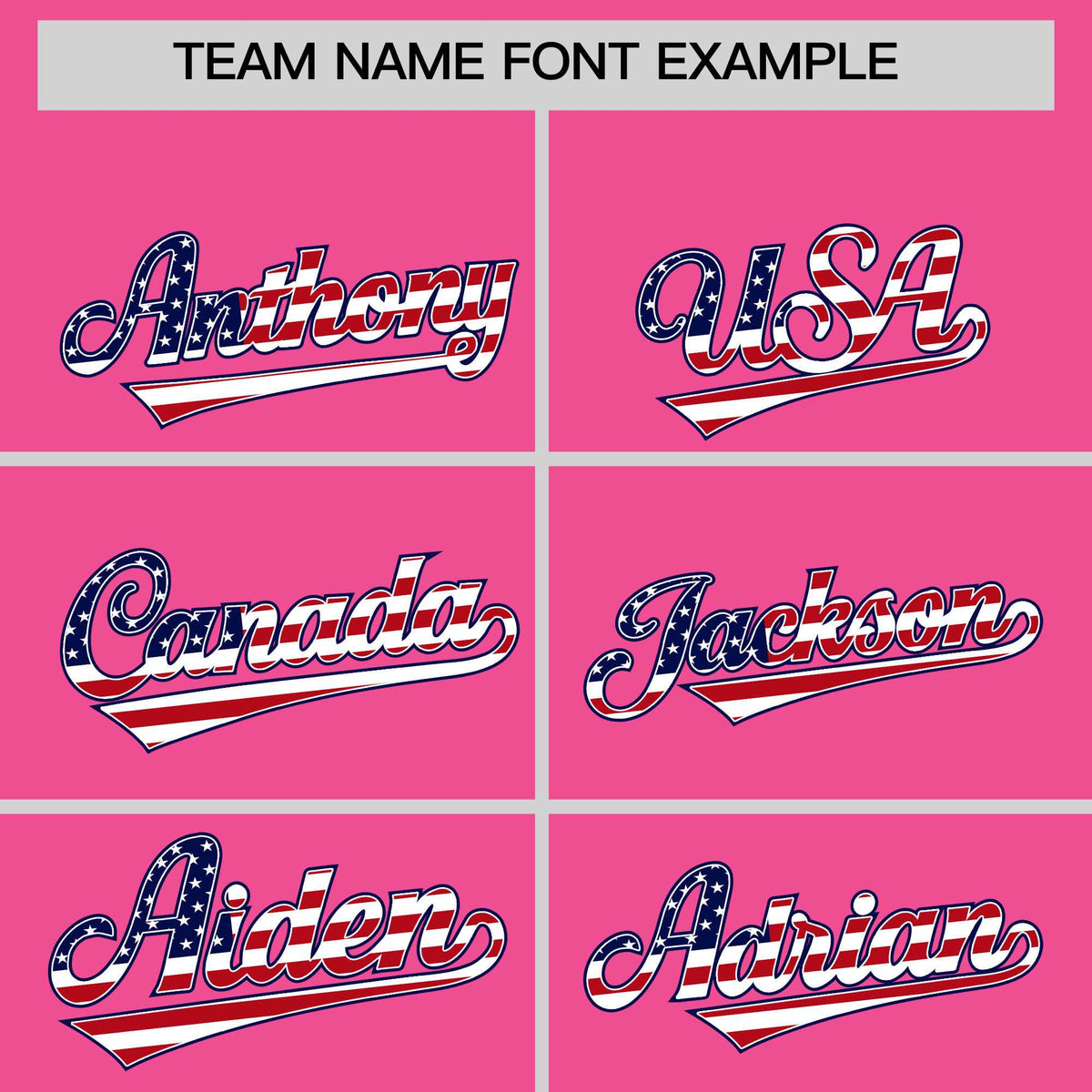 Custom Pink American Flag Design Personalized Baseball Jersey Limited