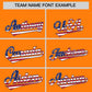 Custom Orange American Flag Design Personalized Baseball Jersey Limited