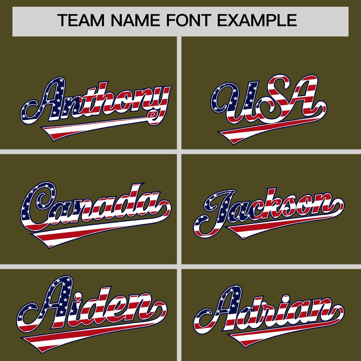 Custom Olive American Flag Design Personalized Baseball Jersey Limited