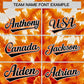 Custom Orange Tie-Dye Graffiti Pattern Authentic Baseball Jersey Limited