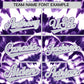 Custom Purple Tie-Dye Graffiti Pattern Authentic Baseball Jersey Limited