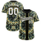 Custom Black Tie-Dye Graffiti Pattern Authentic Baseball Jersey