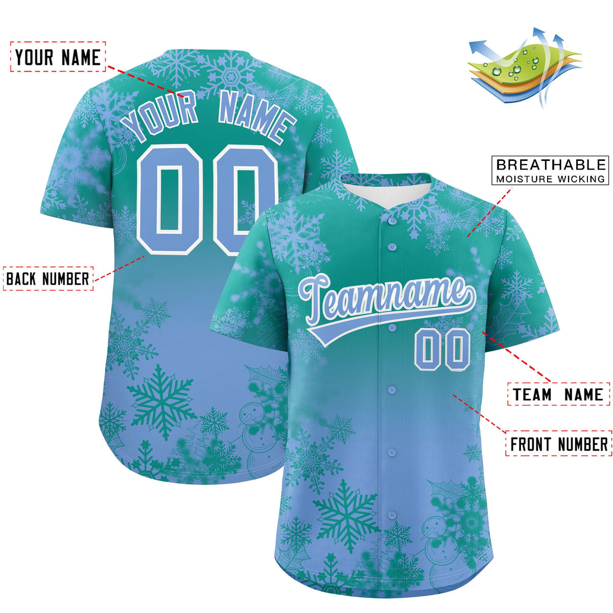 Custom Christmas Graffiti Pattern Authentic Baseball Jersey Limited