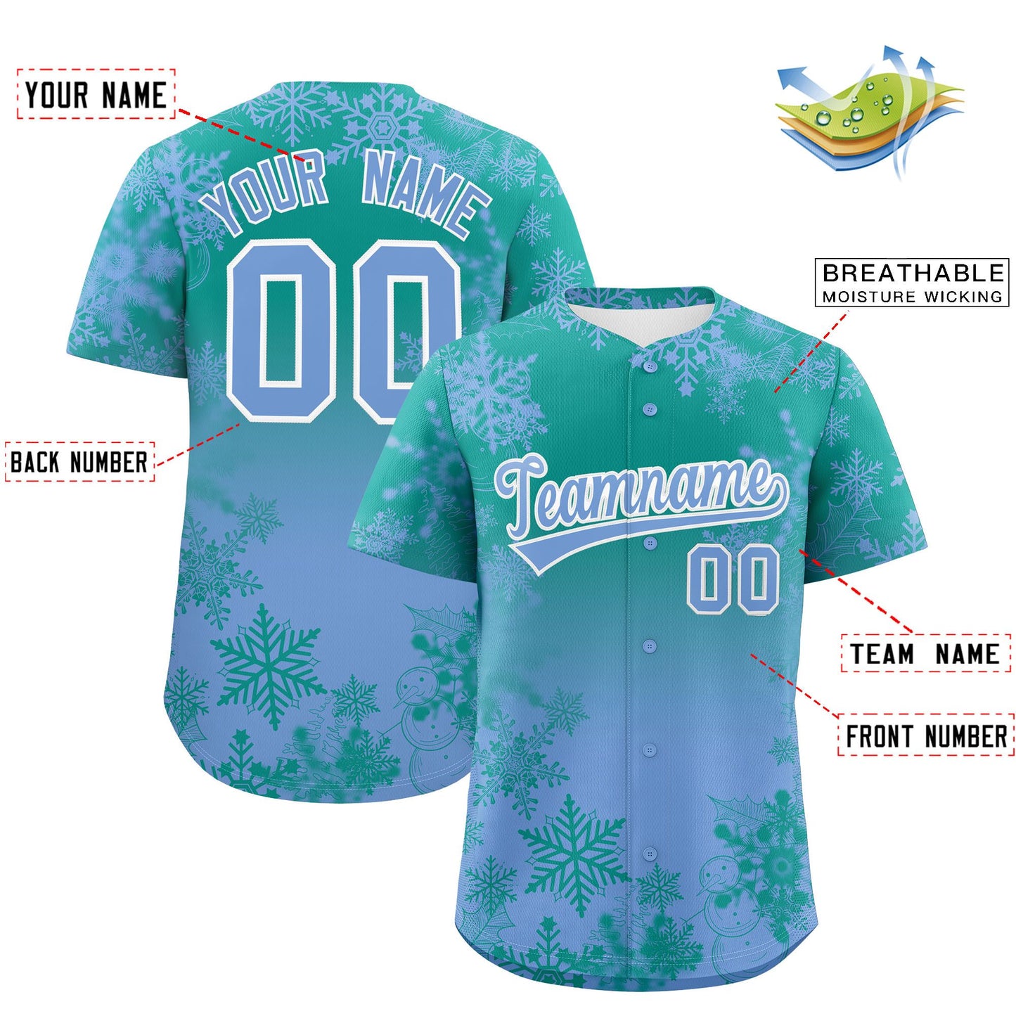 Custom Christmas Graffiti Pattern Authentic Baseball Jersey Limited