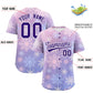 Custom Christmas Graffiti Pattern Authentic Baseball Jersey Limited