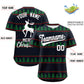 Custom Christmas Graffiti Pattern Authentic Baseball Jersey Limited