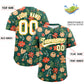 Custom Christmas Graffiti Pattern Authentic Baseball Jersey Limited