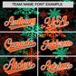 Custom Christmas Graffiti Pattern Authentic Baseball Jersey Limited