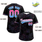 Custom Christmas Graffiti Pattern Authentic Baseball Jersey Limited