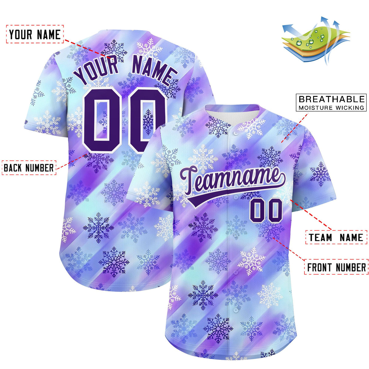 Custom Christmas Graffiti Pattern Authentic Baseball Jersey Limited
