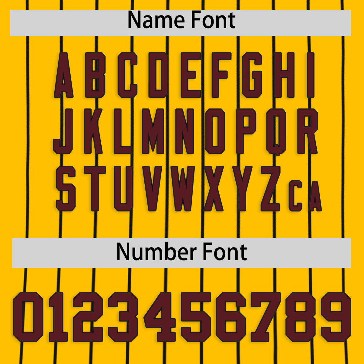 Custom Yellow Black Stripe Fashion Authentic Baseball Jersey Limited