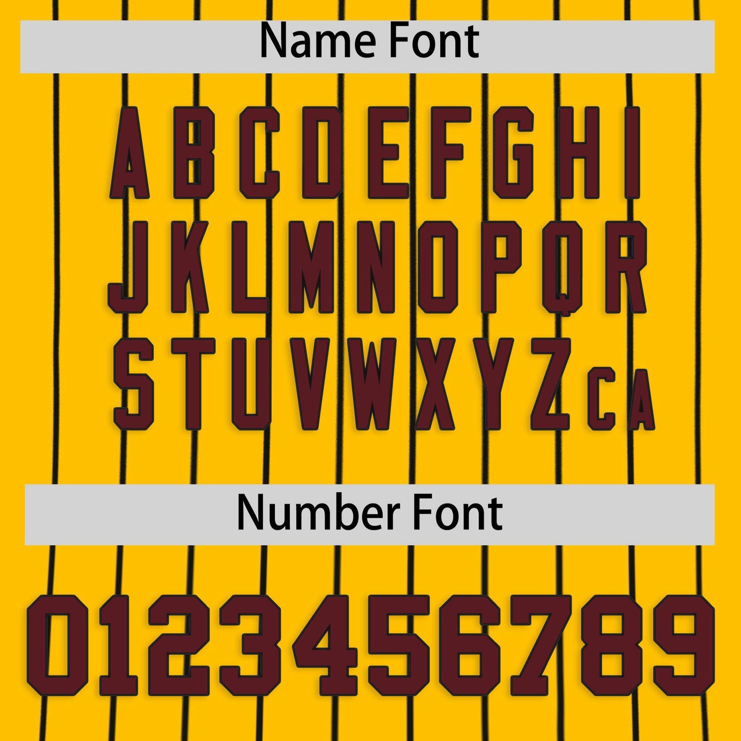 Custom Yellow Black Stripe Fashion Authentic Baseball Jersey Limited