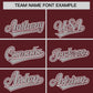 Custom Burgundy Classic Style Authentic Baseball Jersey Limited