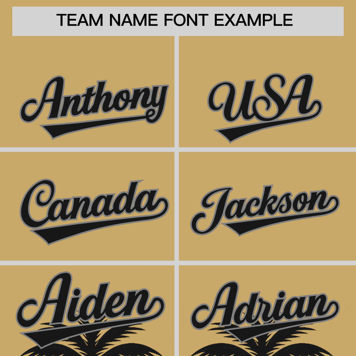 Custom Khaki Black Graffiti Pattern Personalized Bossinia Style Authentic Baseball Jersey Limited