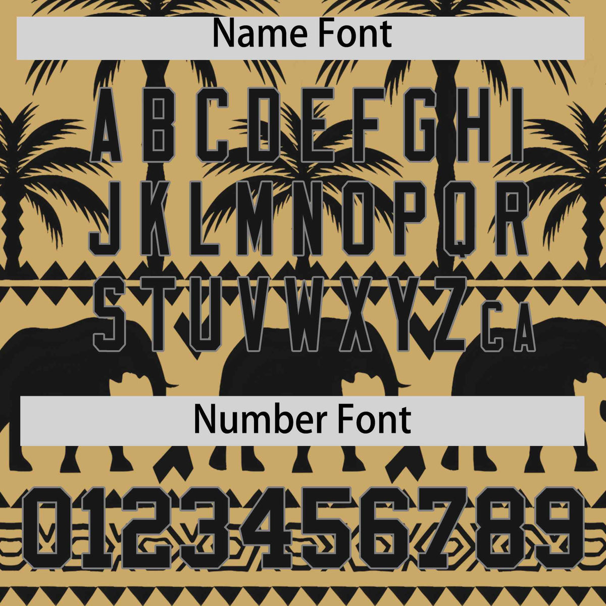 Custom Khaki Black Graffiti Pattern Personalized Bossinia Style Authentic Baseball Jersey Limited