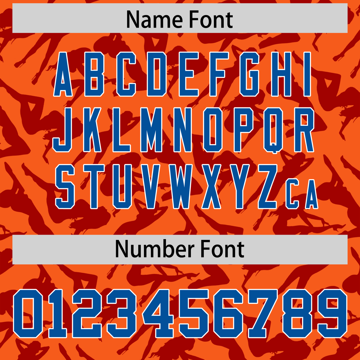 Custom Orange Red Playboy Graffiti Pattern Authentic Baseball Jersey Limited