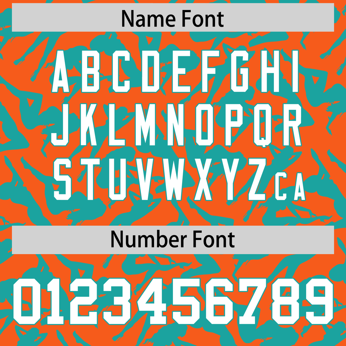 Custom Orange Aqua Playboy Graffiti Pattern Authentic Baseball Jersey Limited