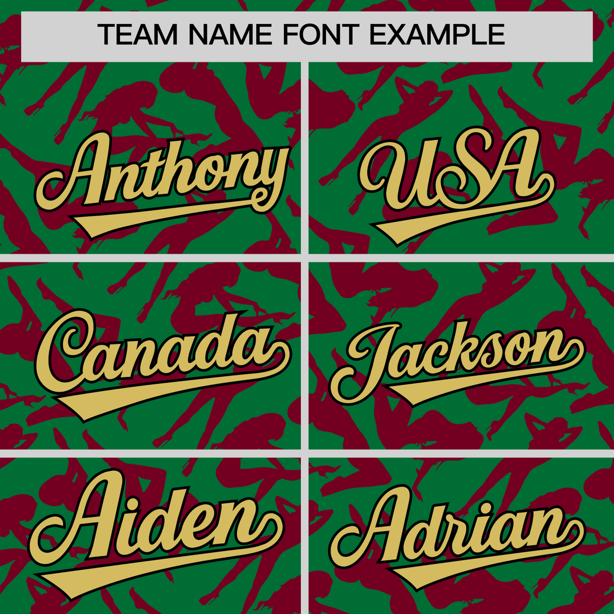 Custom Kelly Green Crimson Playboy Graffiti Pattern Authentic Baseball Jersey Limited