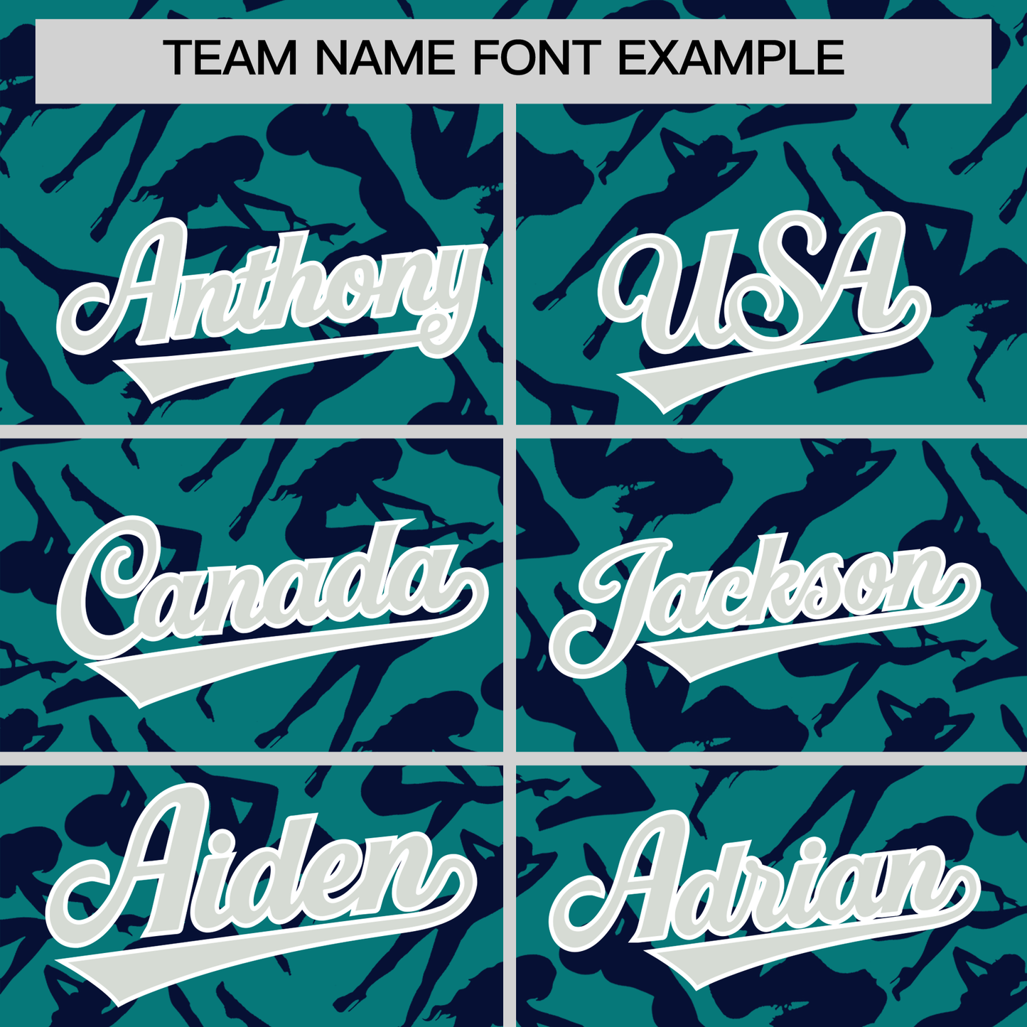 Custom Aqua Navy Playboy Graffiti Pattern Authentic Baseball Jersey Limited