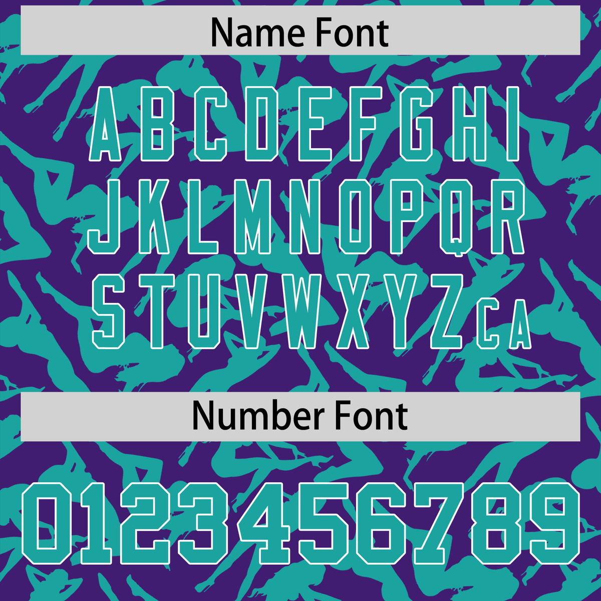 Custom Purple Aqua Playboy Graffiti Pattern Authentic Baseball Jersey Limited