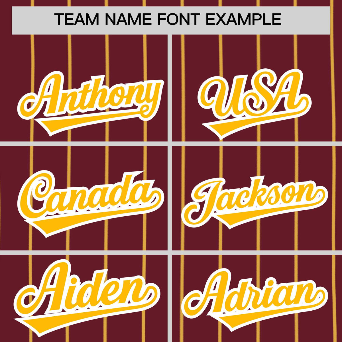 Custom Maroon Yellow Stripe Fashion Authentic Baseball Jersey Limited