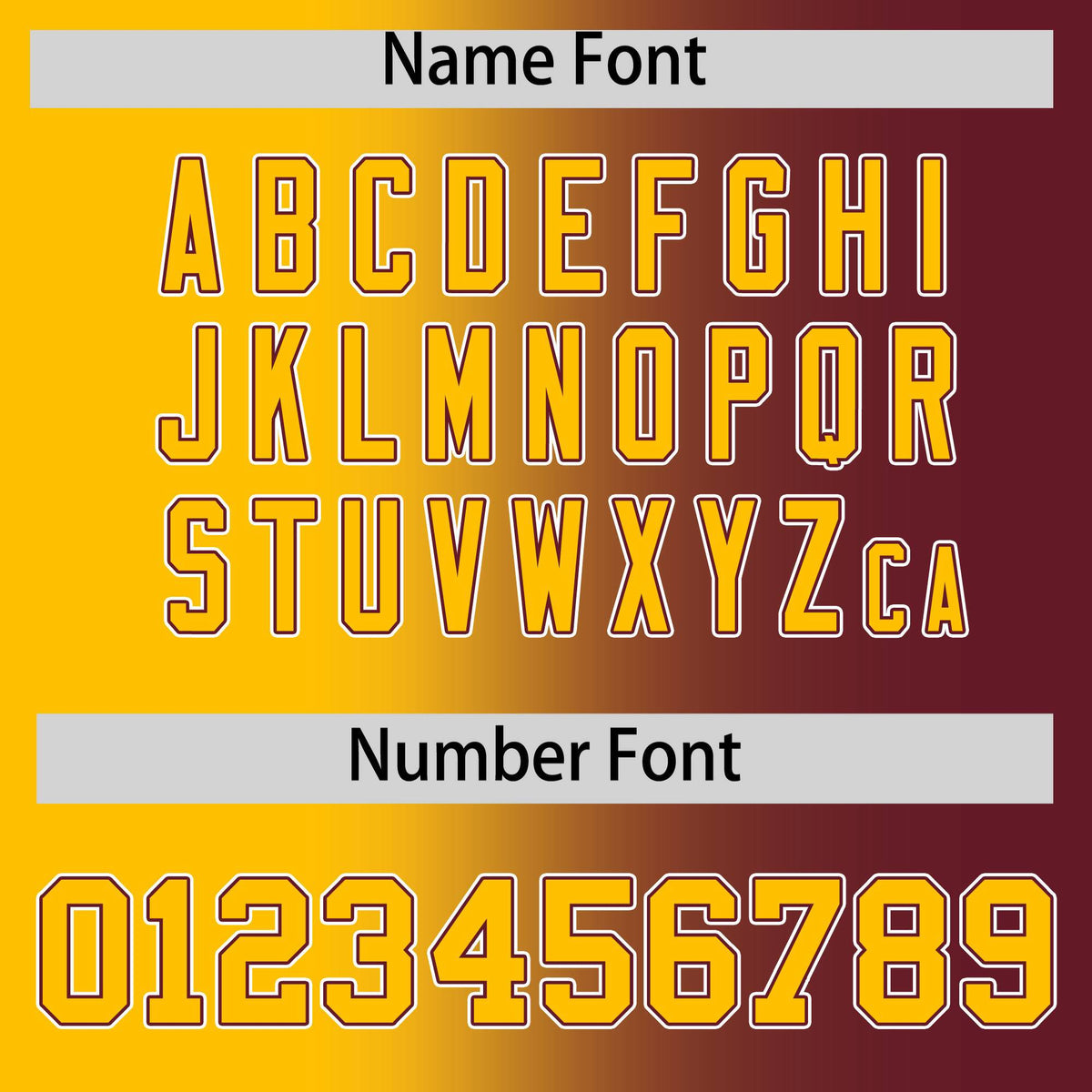 Custom Yellow Maroon Two Tone Gradient Fashion Authentic Baseball Jersey Limited