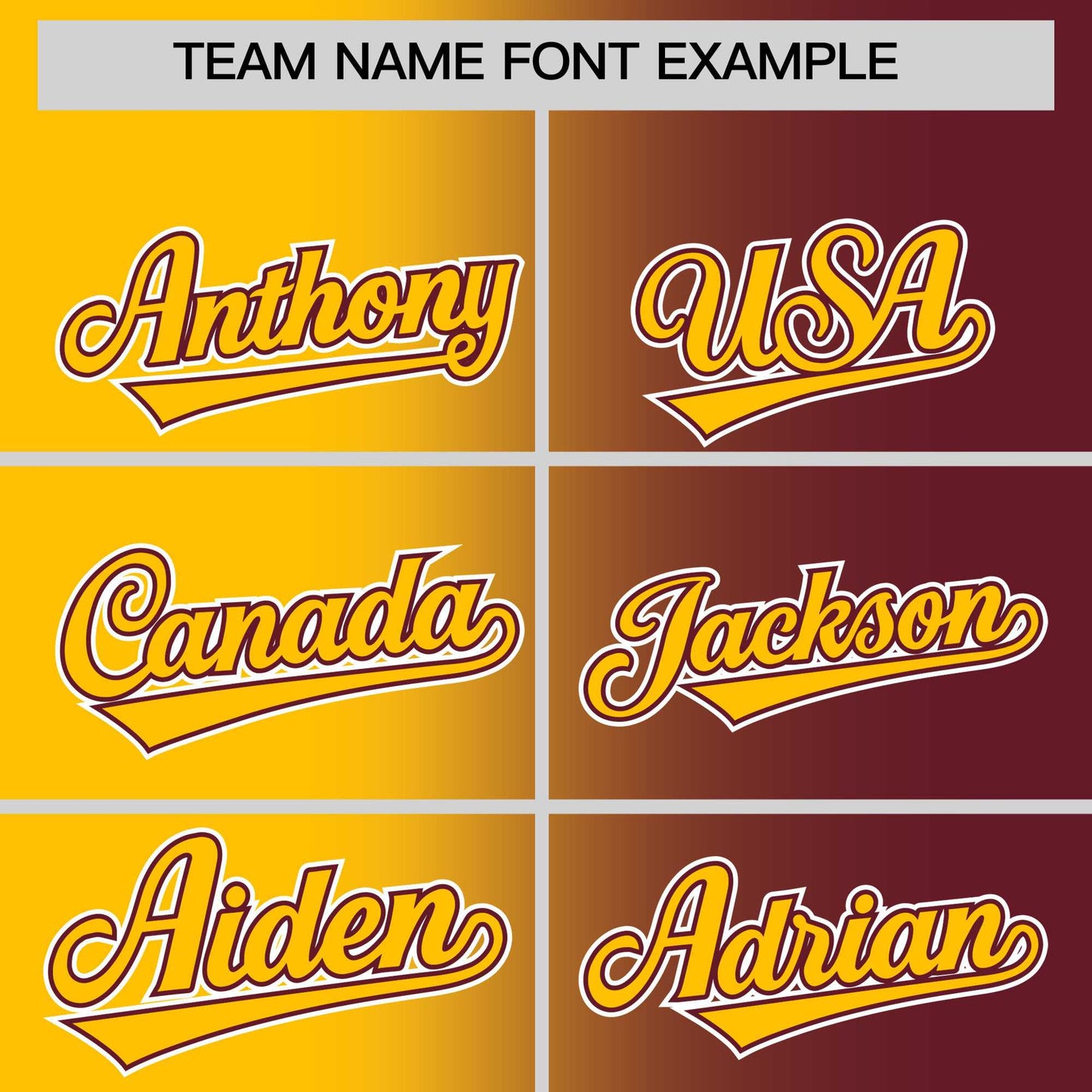 Custom Yellow Maroon Two Tone Gradient Fashion Authentic Baseball Jersey Limited