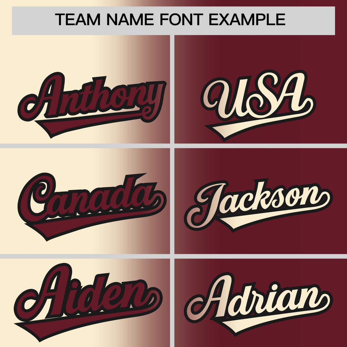 Custom Cream Maroon Two Tone Gradient Fashion Authentic Baseball Jersey Limited
