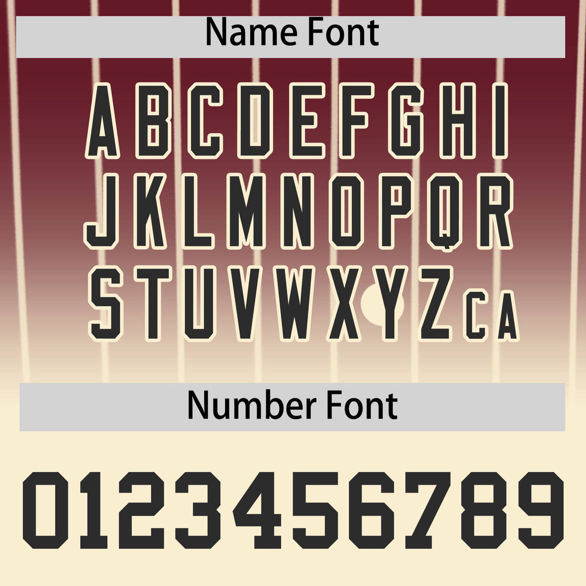 Custom Maroon Cream Gradient Stripe Fashion Authentic Baseball Jersey Limited