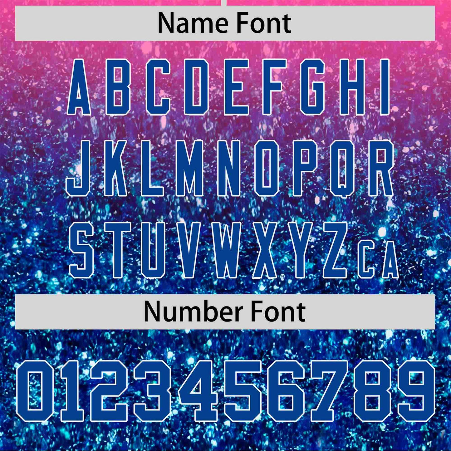 Custom Pink Royal Sparkle-Effect Pattern Gradient Fashion Authentic Baseball Jersey Limited